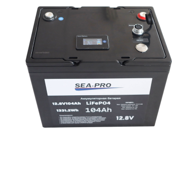 Аккумуляторная батарея тяговая SEA-PRO LIFE PO4 12,8 В 104 А/ч